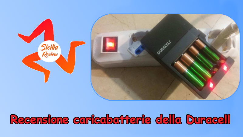 Recensione caricabatterie della Duracell