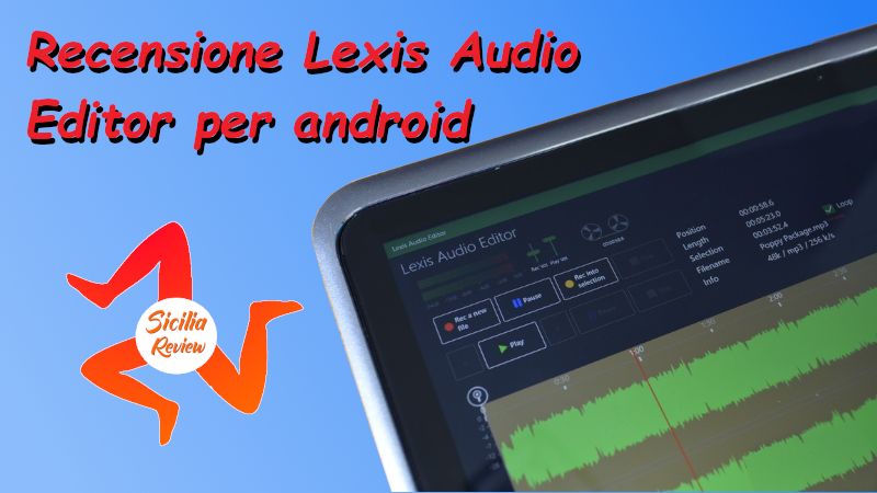 Recensione Lexis Audio Editor per android