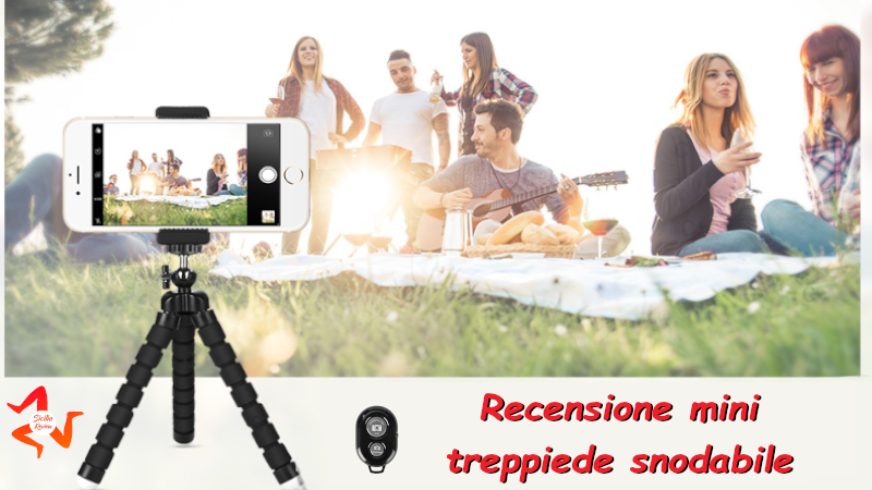 Recensione mini treppiede per smartphone