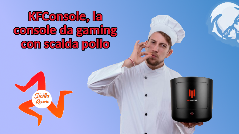 KFConsole, la console da gaming con scalda pollo